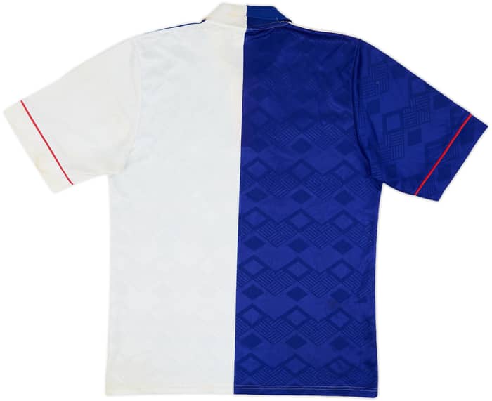 1992-94 Blackburn Signed Home Shirt - 6/10 - (M)