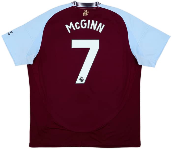 2024-25 Aston Villa Home Shirt McGinn #7 - 6/10 - (XXL)