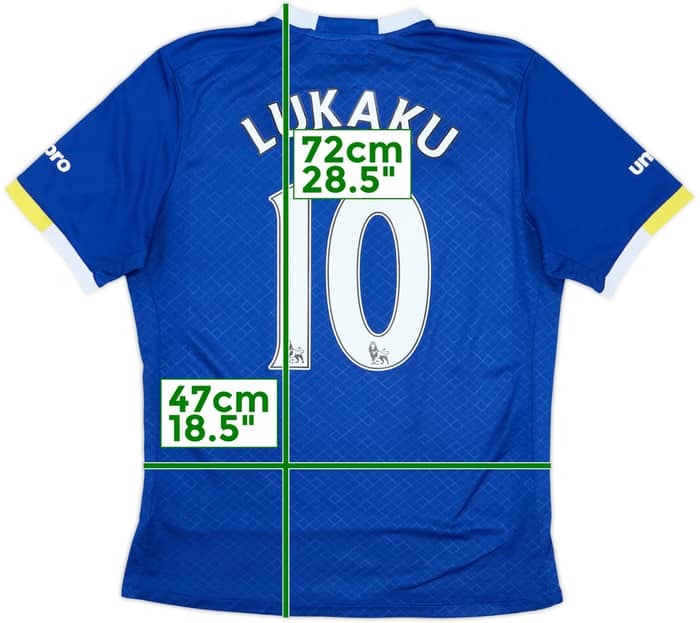 2016-17 Everton Home Shirt Lukaku #10 - 8/10 - (M)