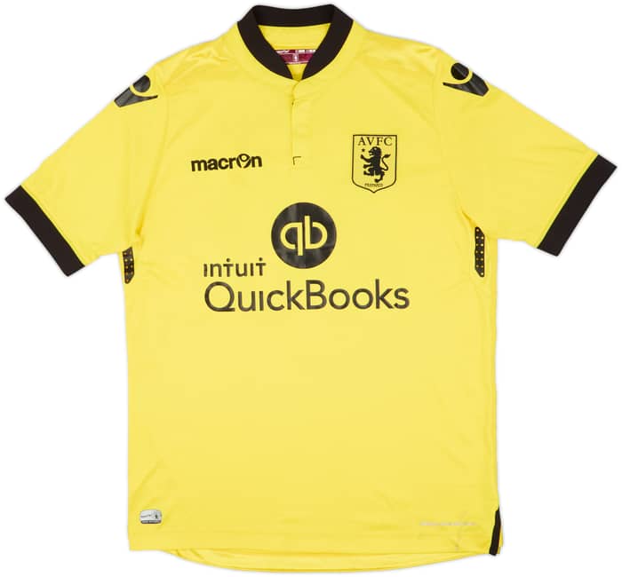 2015-16 Aston Villa Away Shirt Grealish #40 - 6/10 - (M)