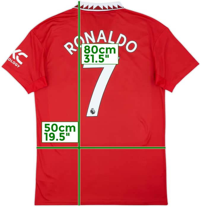 2022-23 Manchester United Home Shirt Ronaldo #7 - 5/10 - (M)