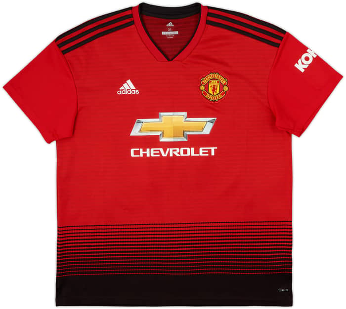 2018-19 Manchester United Home Shirt Solskjaer #20 - 9/10 - (XL)