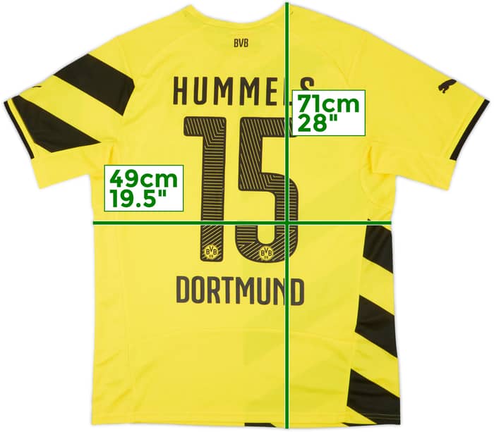 2014-15 Borussia Dortmund Home Shirt Hummels #15 - 10/10 - (M)