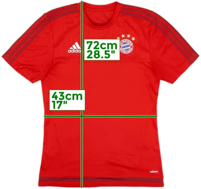 2015-16 Bayern Munich adizero Training Shirt - 9/10 - (S)