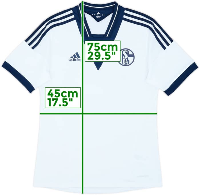 2013-15 Schalke Player Issue Away Shirt - 9/10 - (M/L)