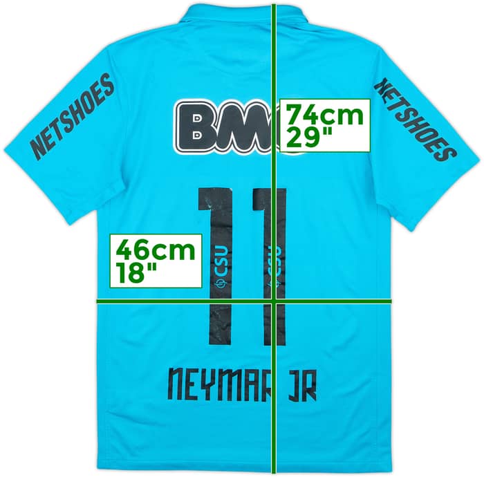 2012 Santos Third Shirt Neymar Jr #11 - 6/10 - (S)