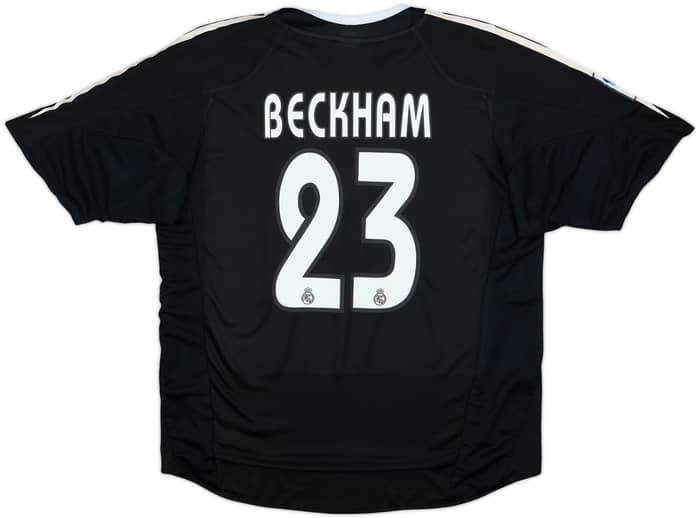 2004-05 Real Madrid Away Shirt Beckham #23 - 6/10 - (M)