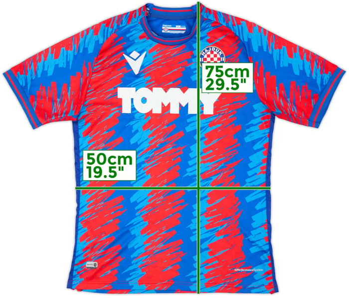 2021-24 Hajduk Split Away Shirt - 7/10 - (XL)