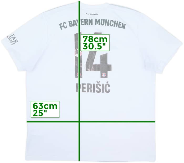 2019-20 Bayern Munich Away Shirt Perisic #14 - 5/10 - (XXL)