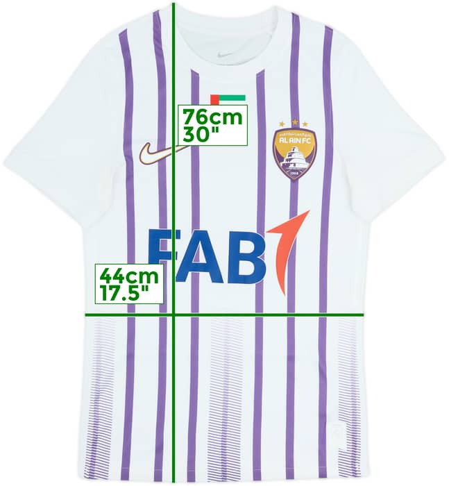 2023-24 Al Ain Authentic Away Shirt - 8/10 - (S)