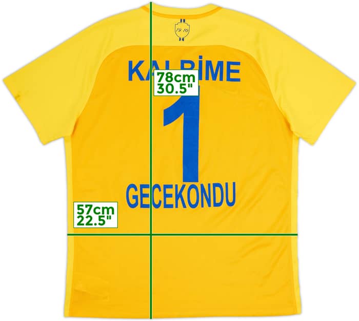 2019-20 MKE Ankaragucu Away Shirt Kalbime #1 - 7/10 - (XL)