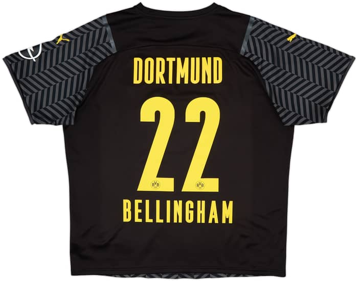2021-22 Borussia Dortmund Away Shirt Bellingham #22 - 7/10 - (XL)