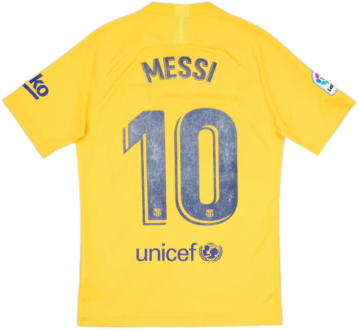 2019-20 Barcelona 'Senyera' Fourth Shirt Messi #10 - 5/10 - (S)