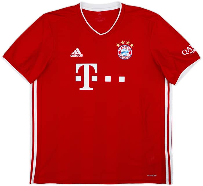 2020-21 Bayern Munich Home Shirt Lewandowski #9 - 6/10 - (XL)