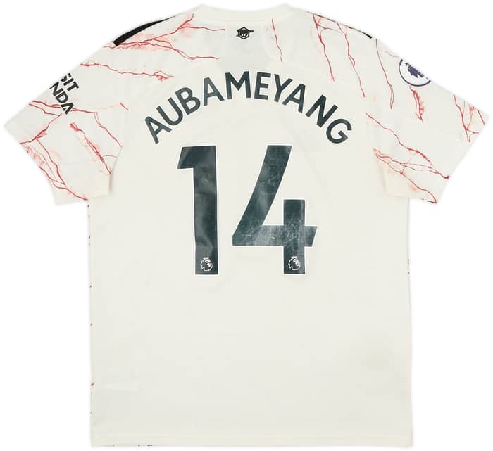 2020-21 Arsenal Away Shirt Aubameyang #14 - 5/10 - (L)