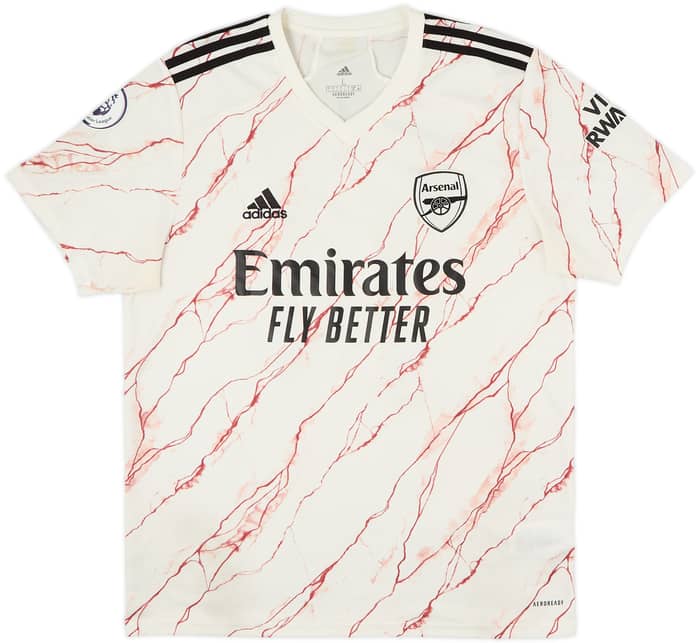 2020-21 Arsenal Away Shirt Aubameyang #14 - 5/10 - (L)