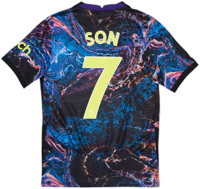 2021-22 Tottenham Away Shirt Son #7 - 6/10 - (XS)