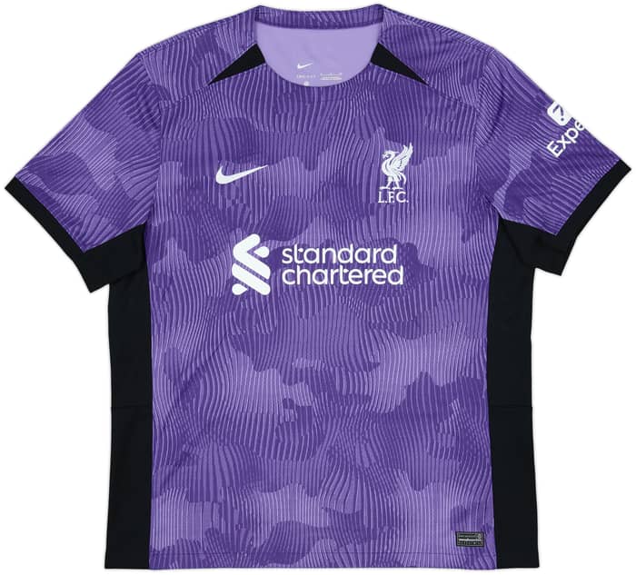 2023-24 Liverpool Third Shirt Virgil #4 - 8/10 - (XL)