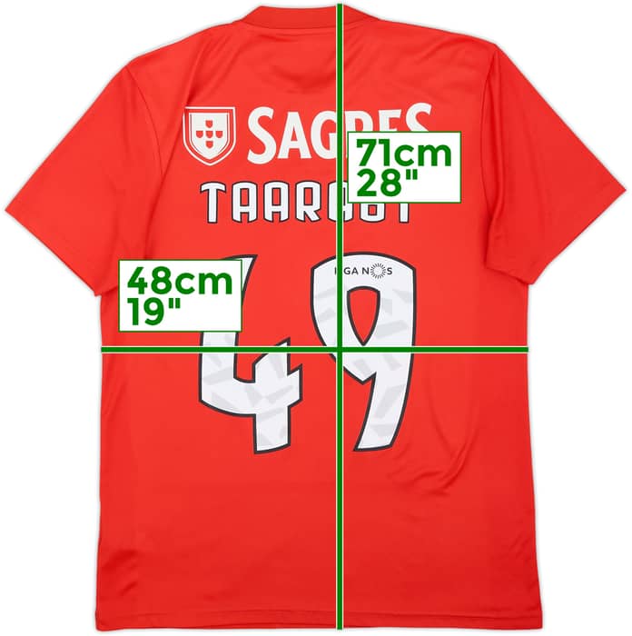 2018-19 Benfica Home Shirt Taarabt #49 - 6/10 - (S)