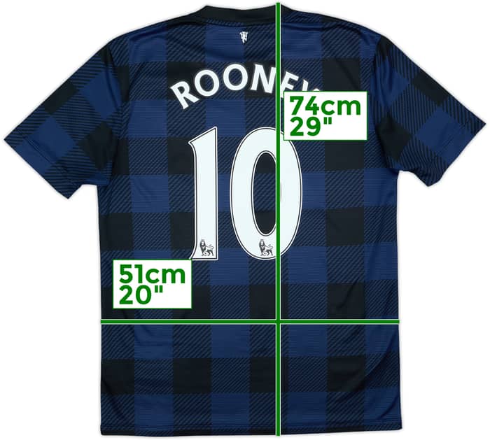 2013-14 Manchester United Away Shirt Rooney #10 - 5/10 - (M)