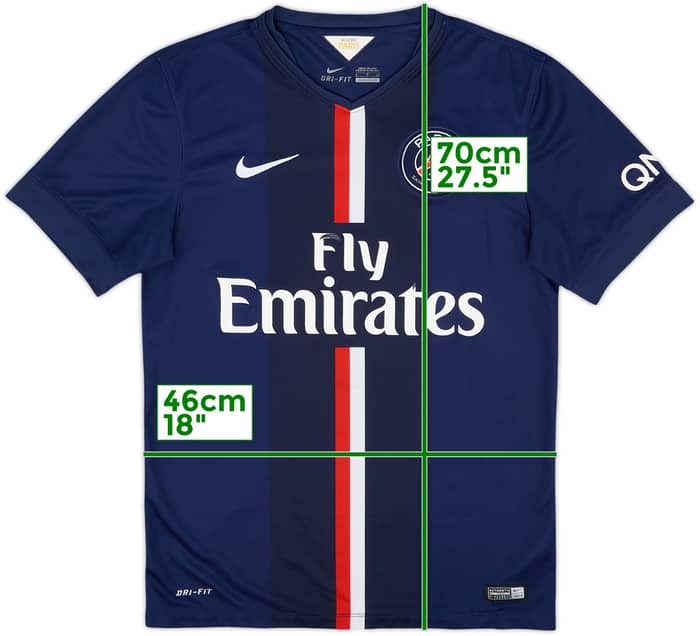 2014-15 Paris Saint-Germain Home Shirt - 5/10 - (S)