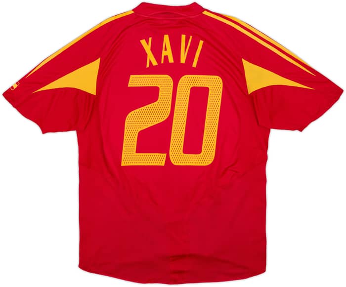 2004-06 Spain Home Shirt Xavi #20 - 5/10 - (L)