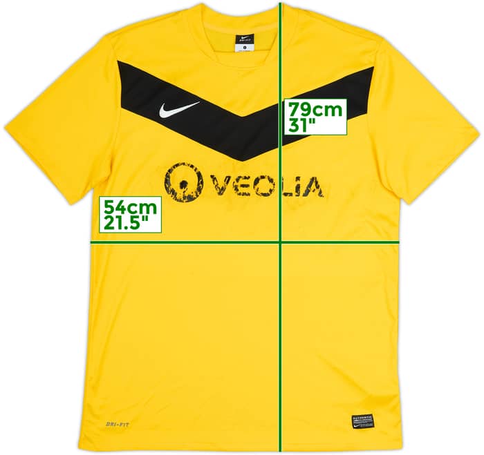 2011-12 Dynamo Dresden Home Shirt - 4/10 - (L)
