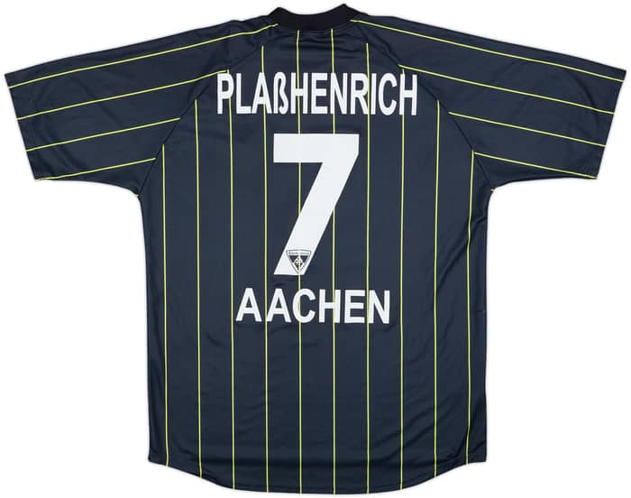 Camiseta de local del Alemannia Aachen 2004-05 Plasshenrich #7 - 9/10 - (XL)