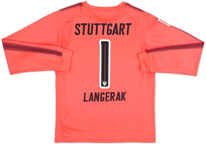 2017-18 Stuttgart GK Shirt Langerak #1 - 10/10 - (L.Boys)