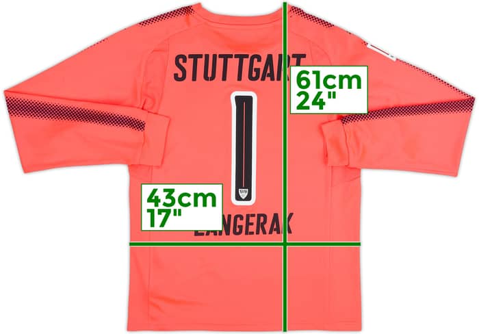 2017-18 Stuttgart GK Shirt Langerak #1 - 10/10 - (L.Boys)