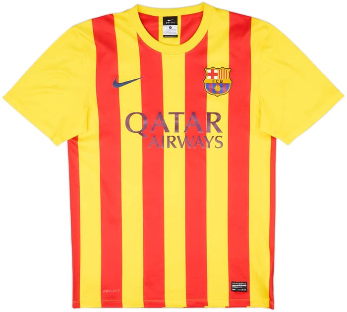 2013-15 Barcelona Basic Away Shirt Messi #10 - 8/10 - (S)