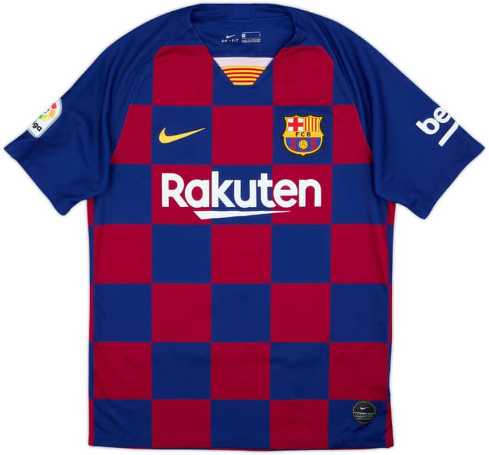 2019-20 Barcelona Home Shirt #10 - 7/10 - (M)