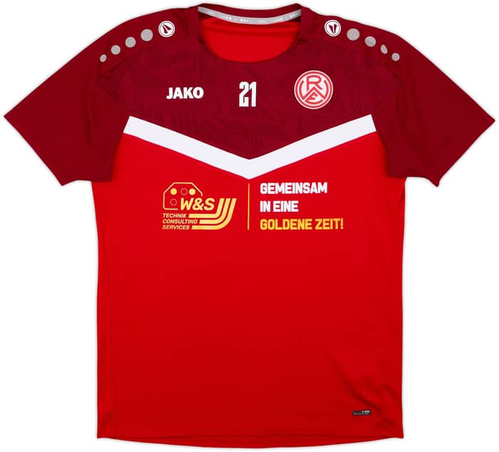 2024-25 Rot-Weiss Essen Player Issue Jako Training Shirt #21 - 8/10 - (L)
