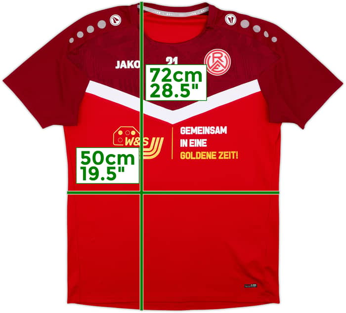 2024-25 Rot-Weiss Essen Player Issue Jako Training Shirt #21 - 8/10 - (L)