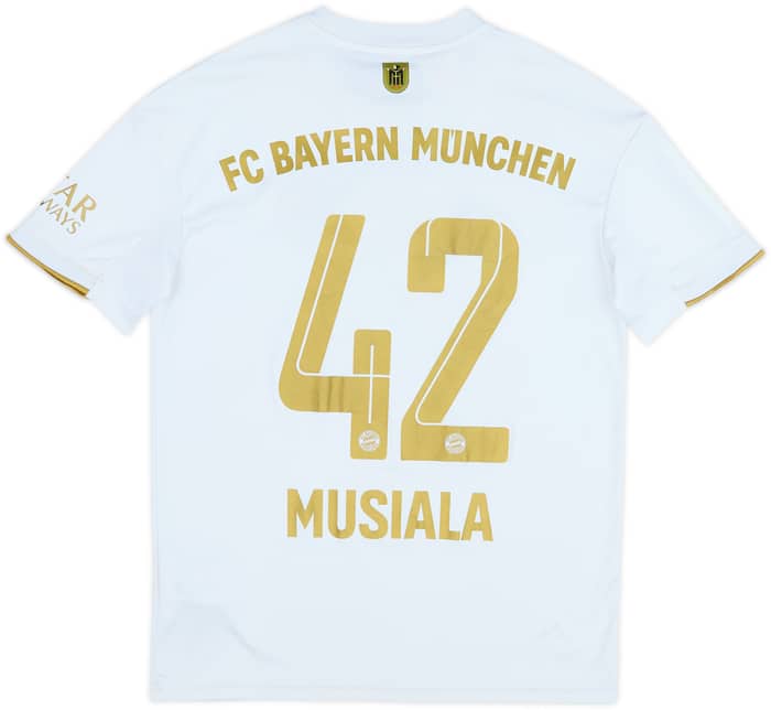 2022-23 Bayern Munich Away Shirt Musiala #42 - 6/10 - (L.Boys)
