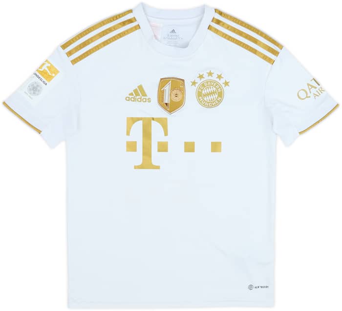 2022-23 Bayern Munich Away Shirt Musiala #42 - 6/10 - (L.Boys)