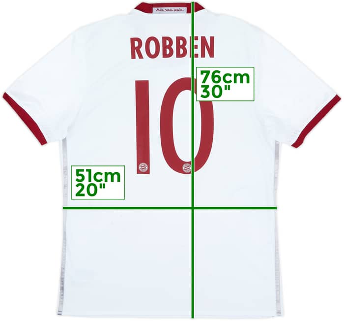 2016-17 Bayern Munich Third Shirt Robben #10 - 5/10 - (L)