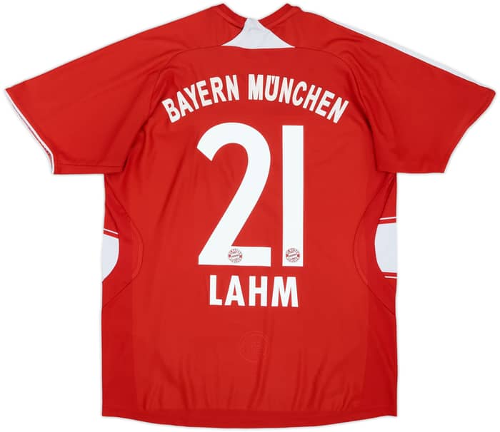 2007-08 Bayern Munich Home Shirt Lahm #21 - 6/10 - (XL.Boys)