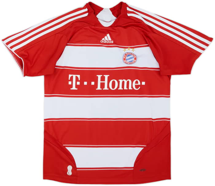 2007-08 Bayern Munich Home Shirt Lahm #21 - 6/10 - (XL.Boys)