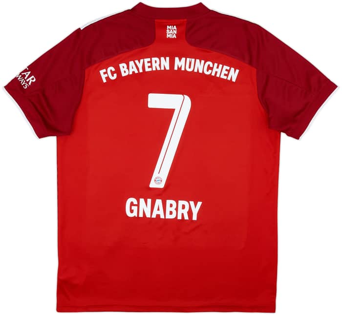 2021-22 Bayern Munich Home Shirt Gnabry #7 - 8/10 - (L)