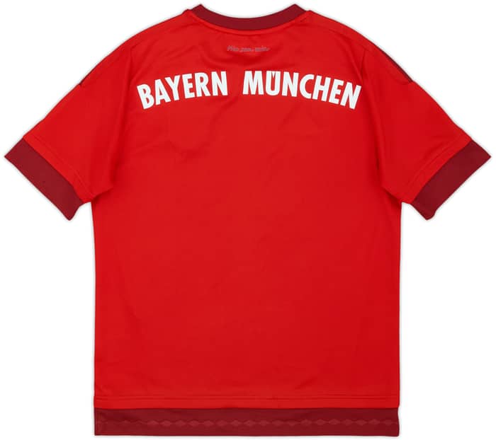 2015-16 Bayern Munich Home Shirt - 8/10 - (L.Boys)