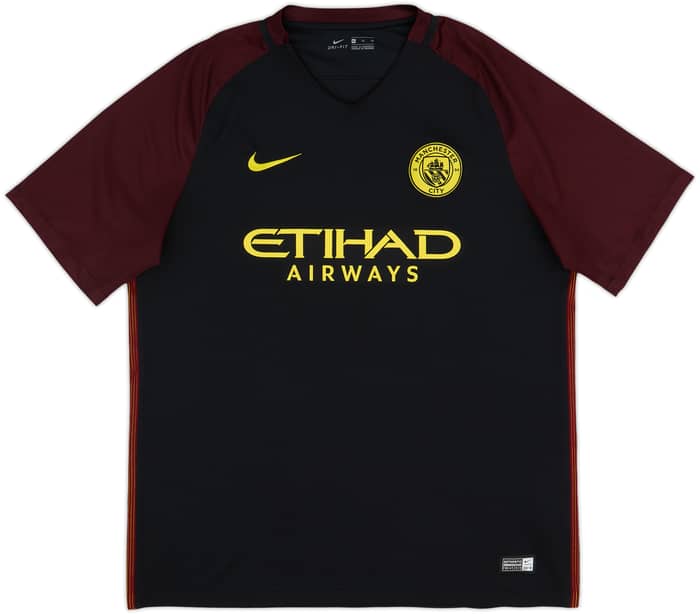 2016-17 Manchester City Away Shirt Kompany #4 - 8/10 - (XL)