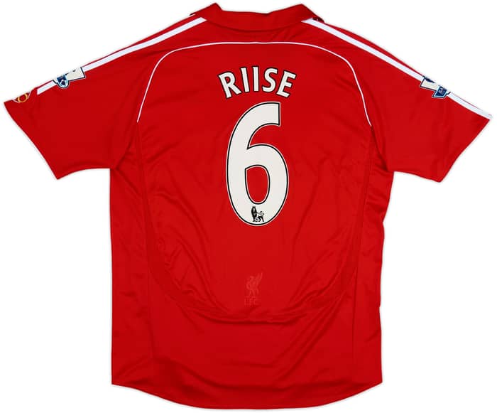 2006-08 Liverpool Home Shirt Riise #6 - 6/10 - (XL)