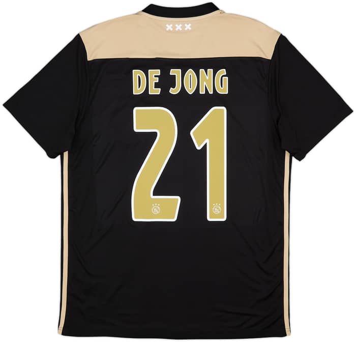2018-19 Ajax Away Shirt De Jong #21 - 10/10 - (L)