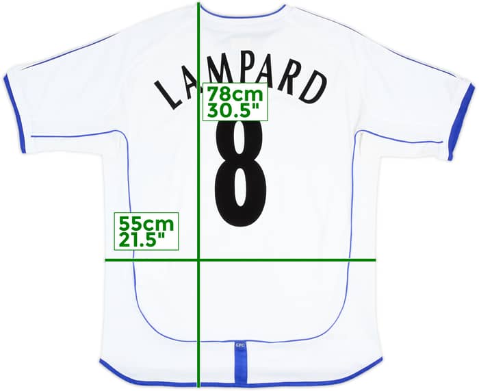 2001-03 Chelsea Away Shirt Lampard #8 - 8/10 - (L)
