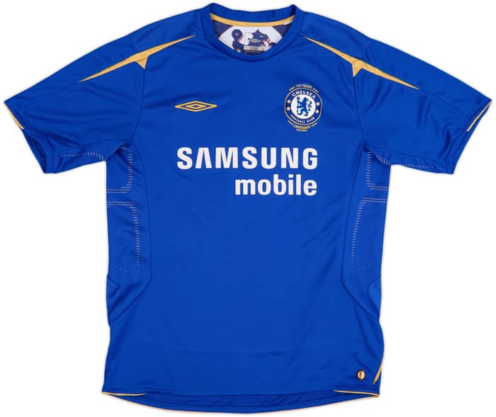 2005-06 Chelsea Centenario Camiseta Local Essien #5 - 9/10 - (L)