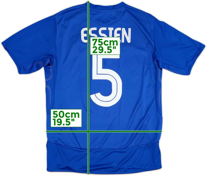 2005-06 Chelsea Centenario Camiseta Local Essien #5 - 9/10 - (L)