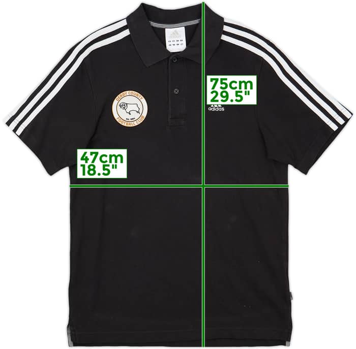 2008-09 Derby adidas Polo Shirt - 9/10 - (S)