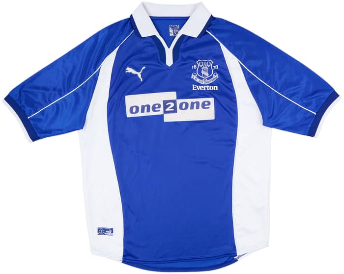 2000-02 Everton Home Shirt Ferguson #24 - 6/10 - (XXL)
