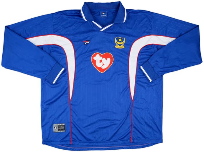 2002-03 Portsmouth Home L/S Shirt Merson #10 - 7/10 - (3XL)
